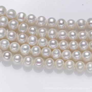 8-9mm AA Natural Freshwater off Round Pearl Strand